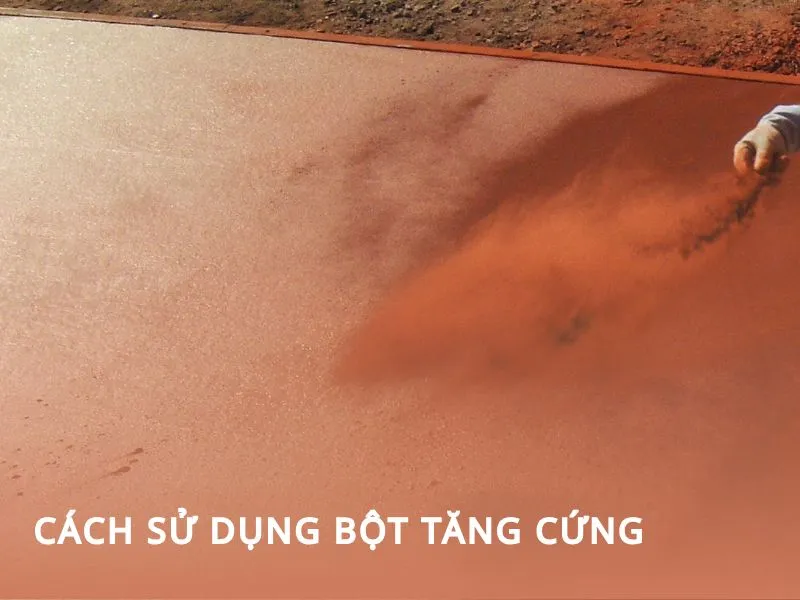 Cách sử dụng bột màu tăng cứng đúng kỹ thuật