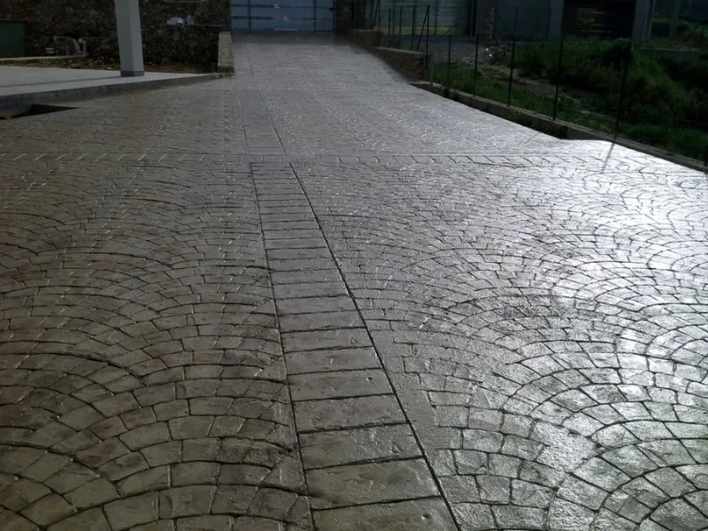 Bột tăng cứng màu cho sàn bê tông áp khuôn